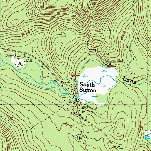 Topographic Map of Trinity Bible Church, NH