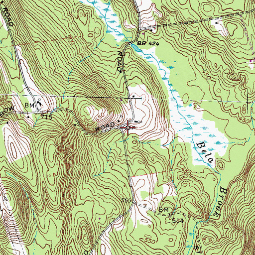 Topographic Map of Waite School (historical), NH