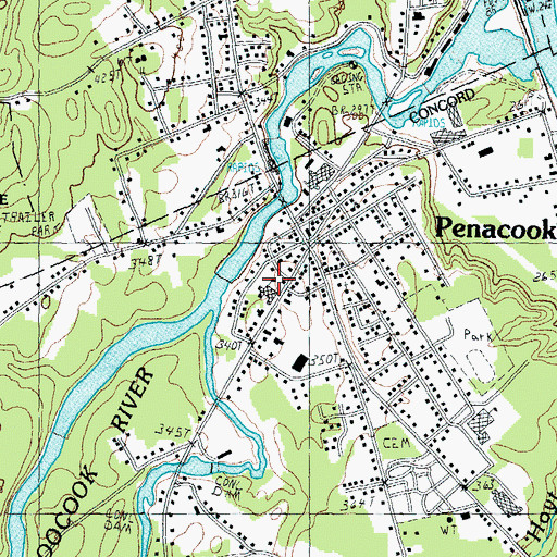 Topographic Map of Competencies Skills Interests Charter School, NH