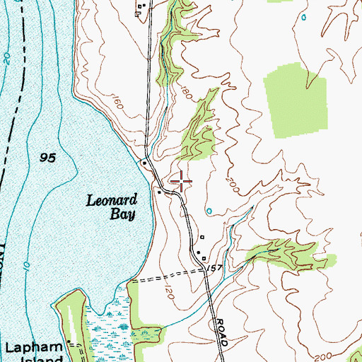 Topographic Map of Bliss Cemetery, VT