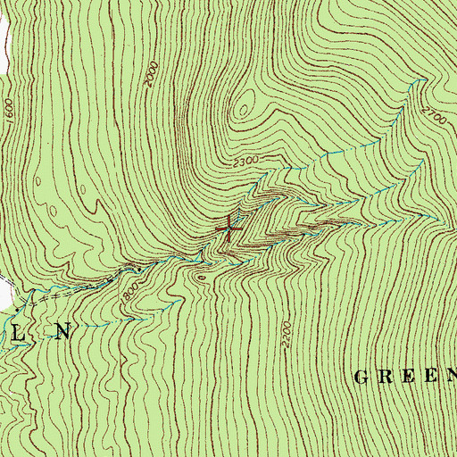 Topographic Map of Bristol Municipal Forest, VT