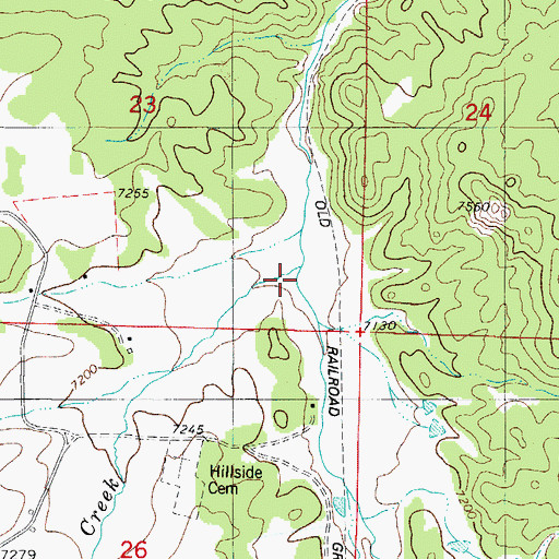 Topographic Map of Lake Creek, CO