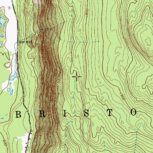 Topographic Map of Higgins Pond, VT