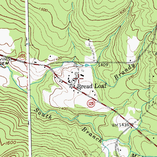 Topographic Map of Middlebury Summer College, VT
