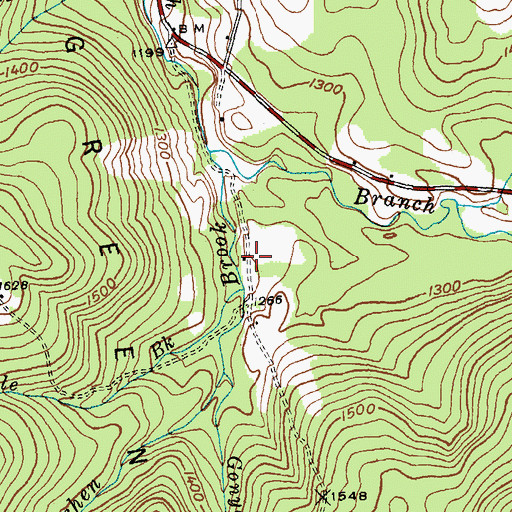 Topographic Map of Silver Towers Camp, VT