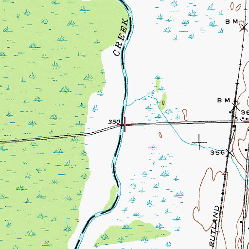 Topographic Map of Station Covered Bridge, VT