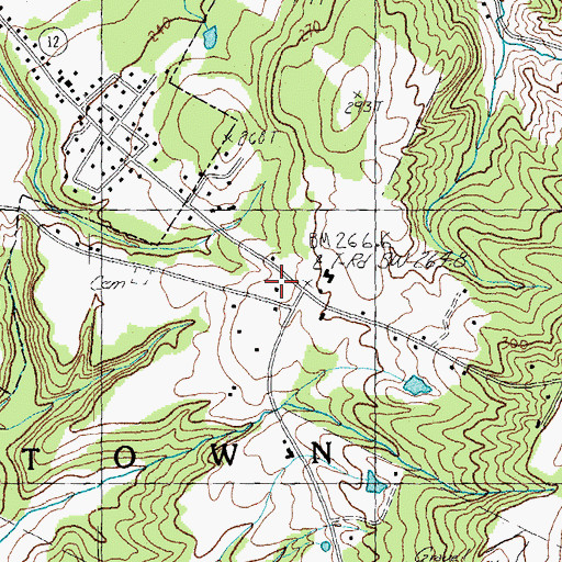 Topographic Map of Copley Hospital Medical Library, VT