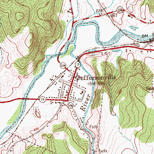 Topographic Map of Mary Bryan Memorial Art Gallery, VT