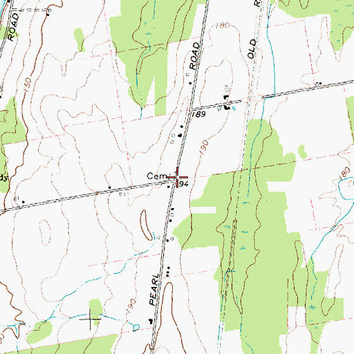 Topographic Map of Quaker and Macomber Cemetery, VT