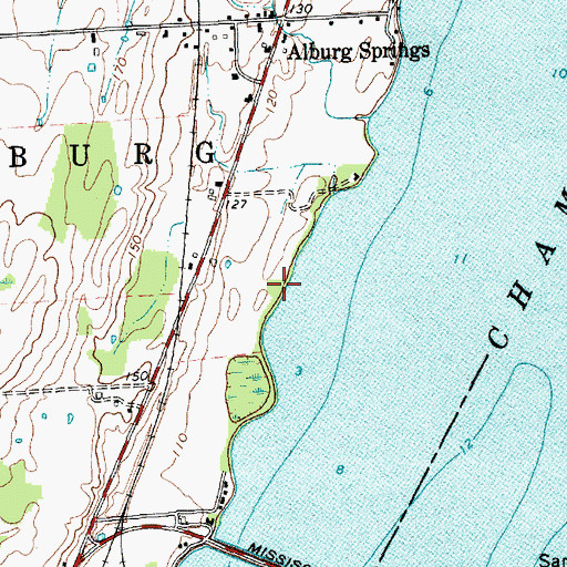 Topographic Map of Reynolds Cemetery, VT