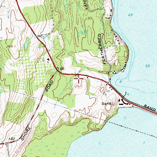 Topographic Map of Appletree Bay Campground, VT
