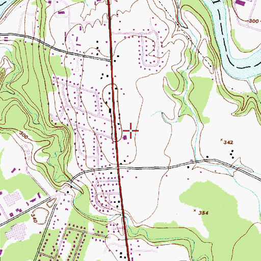 Topographic Map of Christ Memorial Church, VT