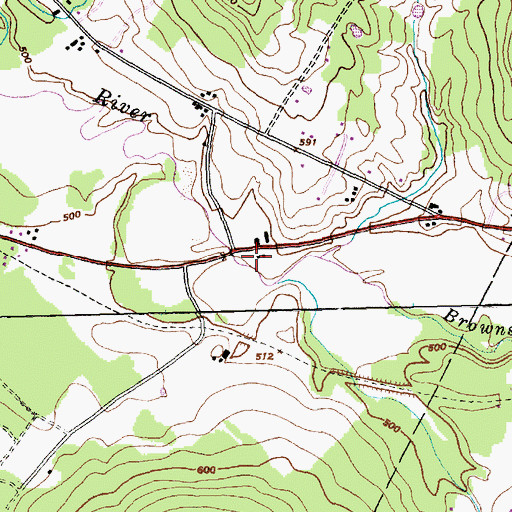 Topographic Map of Covenant Community Church, VT