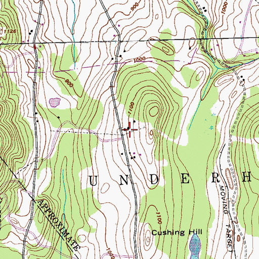 Topographic Map of Machine Gun School (historical), VT