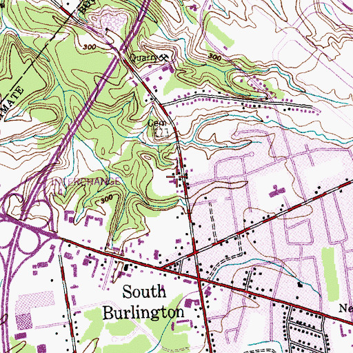 Topographic Map of O'Brien Civic Center, VT