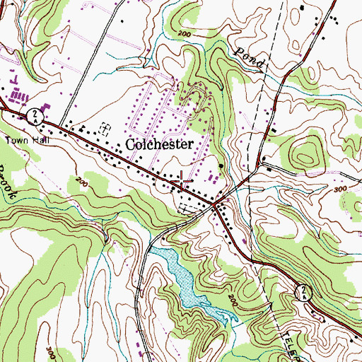 Topographic Map of Our Lady of Grace Church, VT