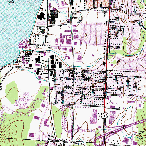 Topographic Map of Saint Anthony Church, VT
