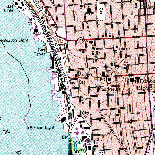 Topographic Map of Salvation Army, VT