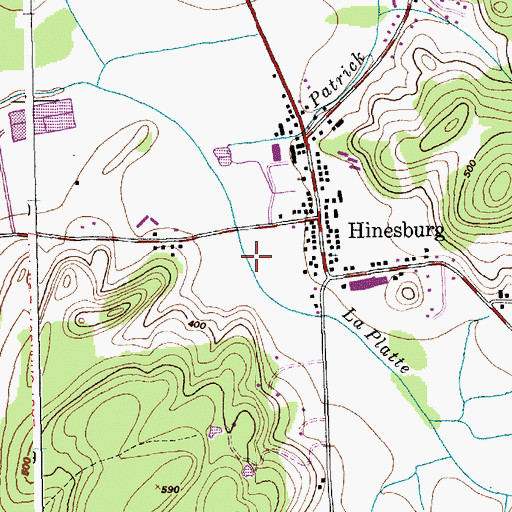 Topographic Map of Sarah Carpenter Memorial Library, VT