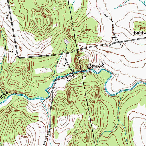 Topographic Map of Sequin Covered Bridge, VT