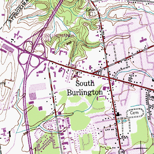 Topographic Map of Rick Marcotte Central Elementary School, VT