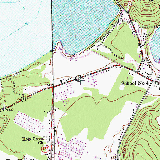 Topographic Map of Unification Church, VT