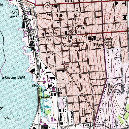 Topographic Map of Wells-Richardson District, VT