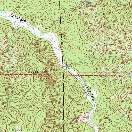 Topographic Map of Isinglass Gulch, CO