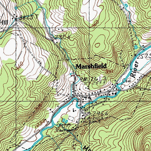 Topographic Map of Christ Covenant Ministries, VT