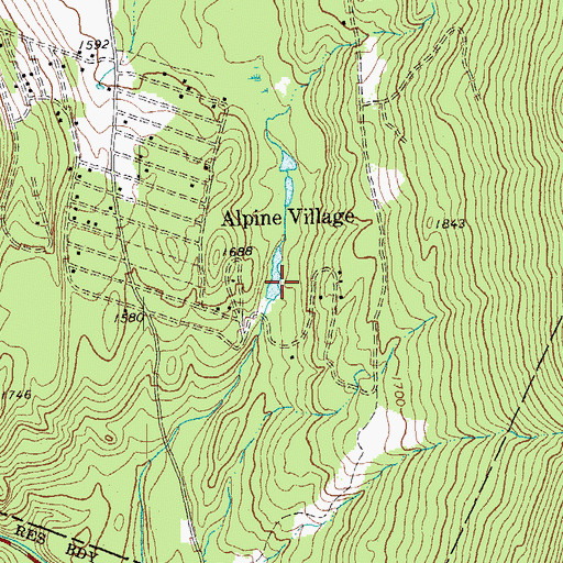 Topographic Map of Lake Robinson, VT