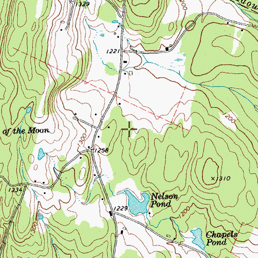 Topographic Map of Pike Cemetery, VT