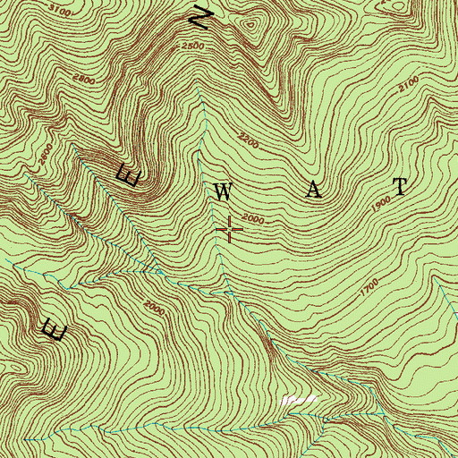 Topographic Map of Sawmill Loop Trail, VT