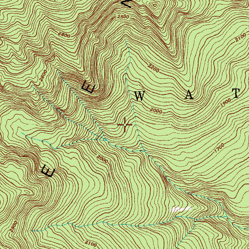 Topographic Map of Waterbury Last Block Sawmill, VT