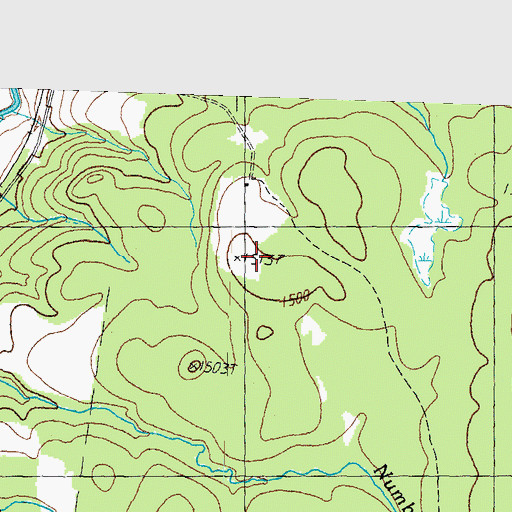 Topographic Map of Church Hill, VT