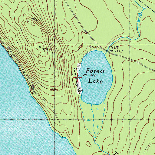 Topographic Map of Cold Spring Camp (historical), VT