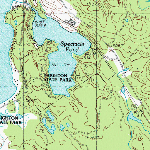 Topographic Map of Eagle Point, VT