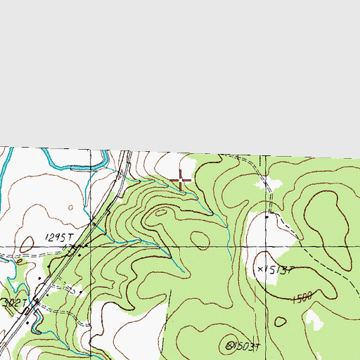 Topographic Map of Old Catholic Cemetery, VT