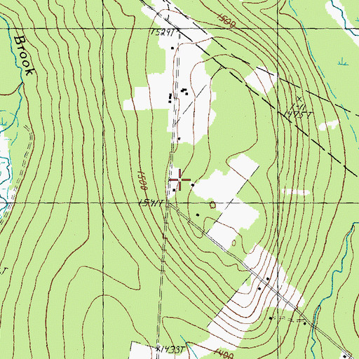 Topographic Map of Spaulding Cemetery, VT
