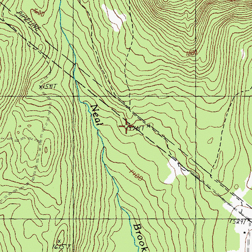 Topographic Map of Stuart Cemetery, VT