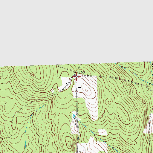 Topographic Map of Heath Cemetery, VT