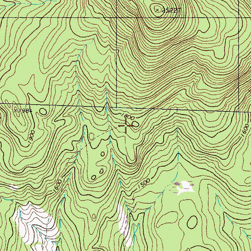 Topographic Map of Kirby Mountain Quarries, VT