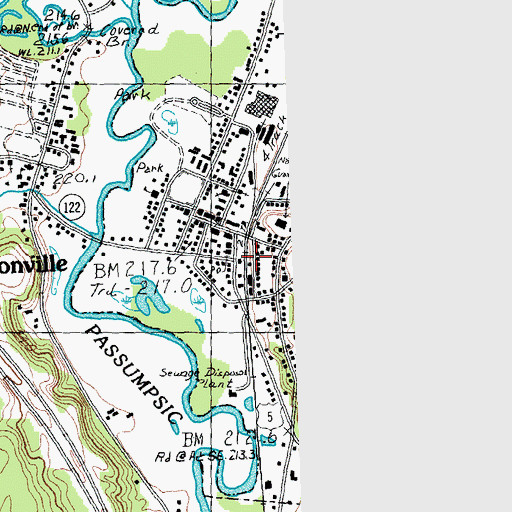 Topographic Map of Lyndon Area Chamber of Commerce, VT