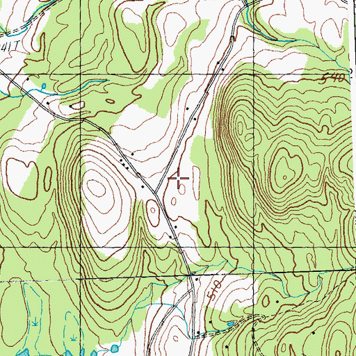 Topographic Map of North Walden, VT