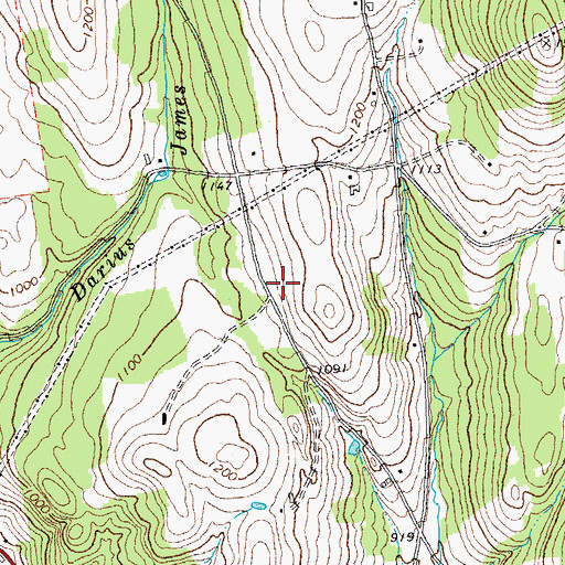 Topographic Map of School Number 3 (historical), VT