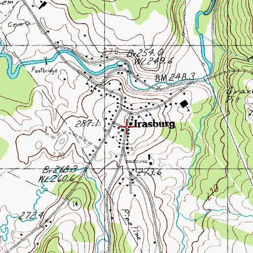 Topographic Map of Federated Protestant Church, VT