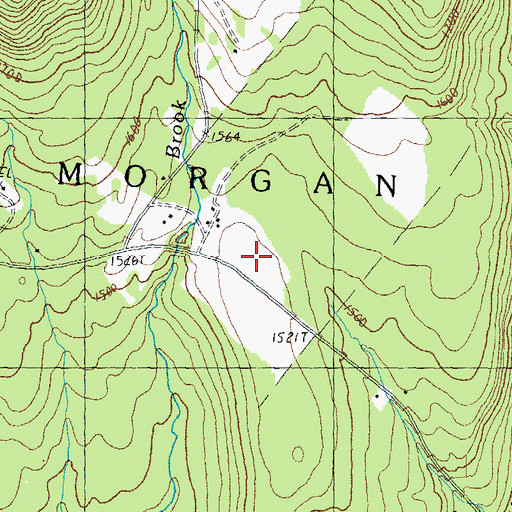Topographic Map of Frenchmans Lot, VT