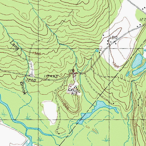 Topographic Map of Morrill Cemetery, VT
