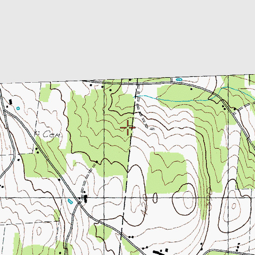 Topographic Map of Tice-Marston Cemetery, VT
