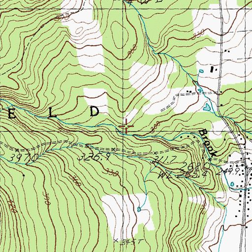 Topographic Map of Westfield Municipal Forest, VT