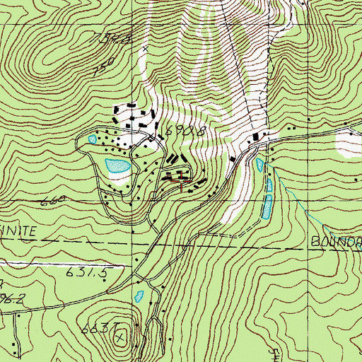 Topographic Map of Bromley Base Lodge, VT